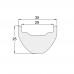 [Standard] 26" Carbon Fiber Mountain Bicycle Rim 35mm 380g